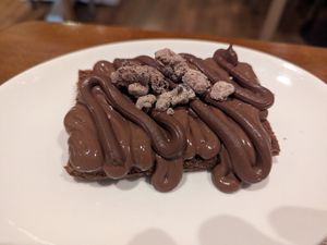 Chocolate in 4 textures at PÖTSTOT in Barcelona