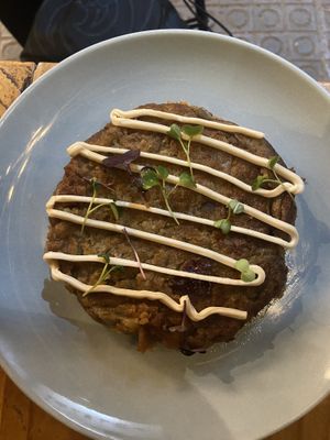 Tortillas aubergine  at PÖTSTOT in Barcelona