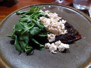 Low-temperature celery with Figueres onion demiglace at PÖTSTOT in Barcelona