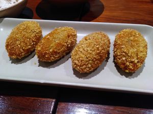 Croquettes at PÖTSTOT in Barcelona