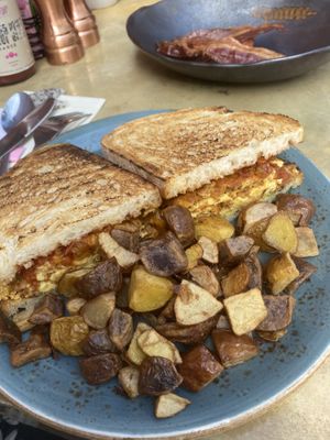   at Gaslamp Breakfast Company in San Diego