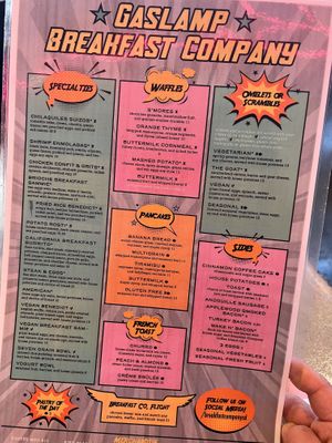   at Gaslamp Breakfast Company in San Diego