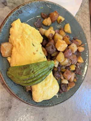 Just egg omelette   at Gaslamp Breakfast Company in San Diego