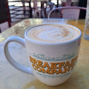 Soy Latte 😋 at Gaslamp Breakfast Company in San Diego