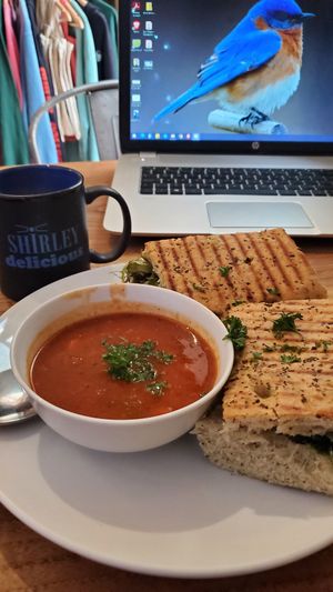 Chilli and veggie sandwich at Shirley Delicious - Coffee Shop in Shirley