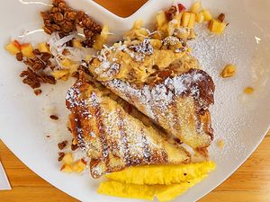 Fruit panini  at Misty's Plant Based Foods in Monroe