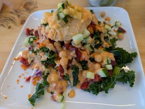 Hummus Wrap at Misty's Plant Based Foods in Monroe