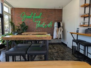 Interior at Misty's Plant Based Foods in Monroe