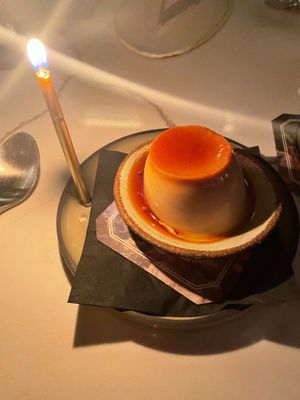 Flan at Lona Misa in South Yarra