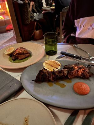 Peri peri chicken and mushrooms from the josper!  at Lona Misa in South Yarra