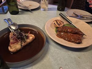 tatela and peri peri chicken  at Lona Misa in South Yarra