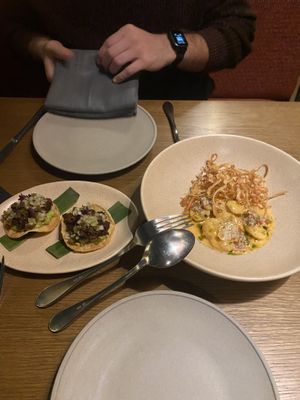 Mushroom and chestnuts  at Lona Misa in South Yarra