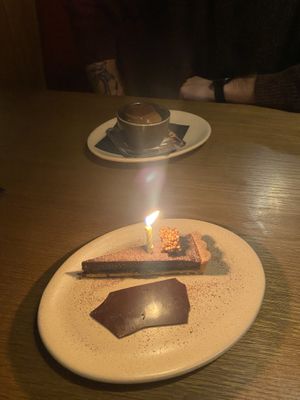 Flan and tart   at Lona Misa in South Yarra