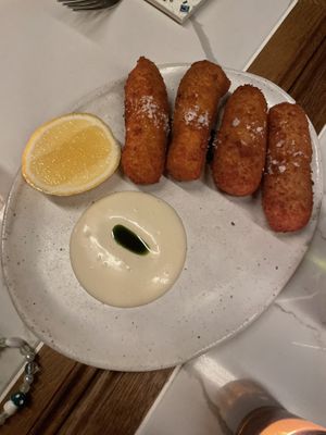 Croquettes   at Lona Misa in South Yarra