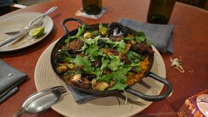 Paella at Lona Misa in South Yarra