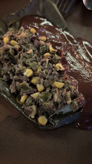 Tamales -- they were okay at Lona Misa in South Yarra