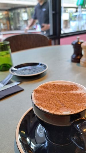 Oatmilk chai latte at Lona Misa in South Yarra