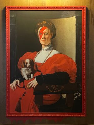 One of many art pieces because why not. at Lona Misa in South Yarra