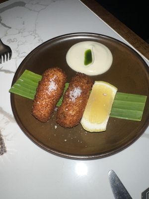Croquettas   at Lona Misa in South Yarra