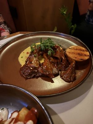 Pastor Mushrooms (oyster mushrooms cooked over a grill)   at Lona Misa in South Yarra