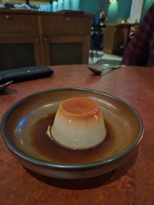 Flan mexicano $16: really lovely warm spiced burnt caramel sauce, texture not as silky and delicate as would have liked at Lona Misa in South Yarra