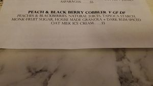 Dessert on their daily zpecials menu at Bistro 1907 by Mark Canzonetta in Youngstown