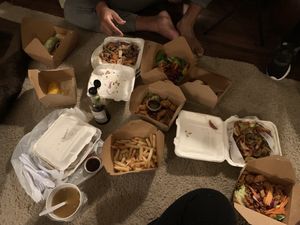 Some of the food we got at Thai Vegan in Albuquerque