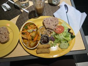 Pararam Plate at Thai Vegan in Albuquerque