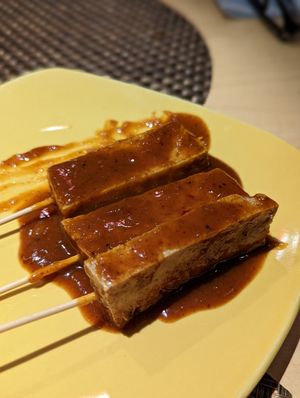 Tofu satay at Thai Vegan in Albuquerque