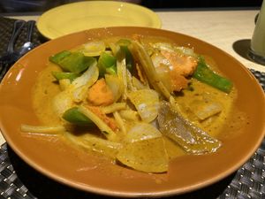 Red curry  at Thai Vegan in Albuquerque