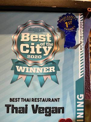 Best Thai restaurant in ABQ at Thai Vegan in Albuquerque
