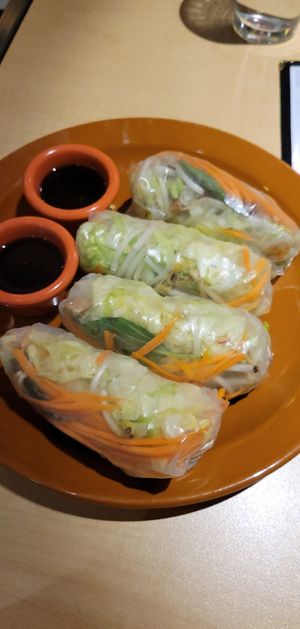 freshy rolls at Thai Vegan in Albuquerque