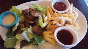 Mushroom Steak at Thai Vegan in Albuquerque