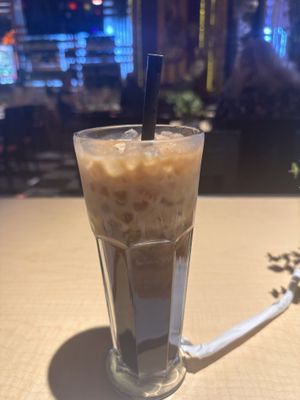 Iced Thai Latte  at Thai Vegan in Albuquerque