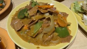 Praram’s plate  at Thai Vegan in Albuquerque