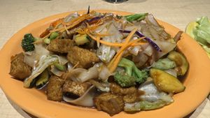 Pad sie-eww  at Thai Vegan in Albuquerque