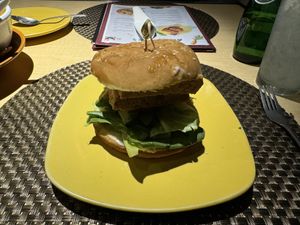 Burger  at Thai Vegan in Albuquerque