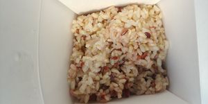 Rice that came with P.E.T. as a side. Good consistency, well cooked. at Thai Vegan in Albuquerque