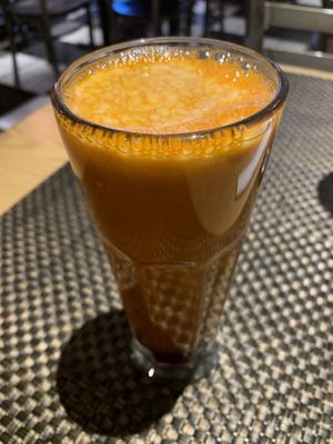 Thai iced tea with no ice ☺️ at Thai Vegan in Albuquerque