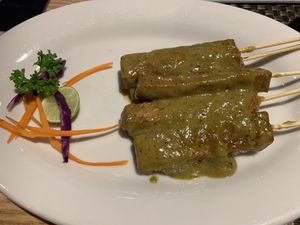 Satay at Thai Vegan in Albuquerque