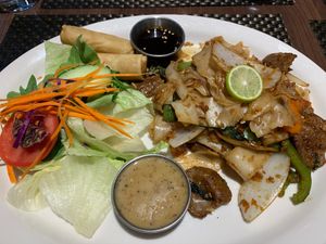 Spicy noodle lunch special  at Thai Vegan in Albuquerque