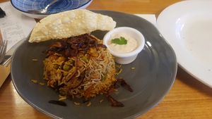 Vegan Bryani from meatfree menu was amazing that week.  at The Wintersun in Geraldton