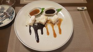 Banana ice cream at Vi Que Kitchen in Ho Chi Minh City