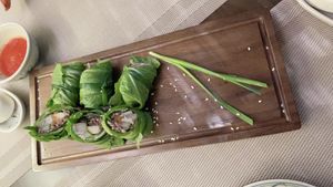 Spring rolls   at Vi Que Kitchen in Ho Chi Minh City