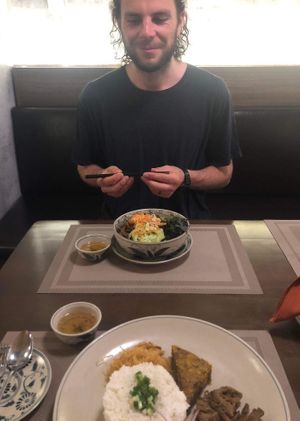 Interesting mock-meats in traditional Vietnamese style at Vi Que Kitchen in Ho Chi Minh City