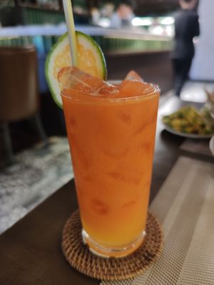 Mixed Juice (Orange, Pineapple, Carrot) at Vi Que Kitchen in Ho Chi Minh City