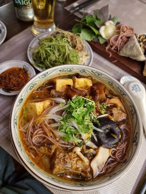 Bun Hue #Veganuary at Vi Que Kitchen in Ho Chi Minh City