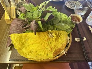 Banh xèo  at Vi Que Kitchen in Ho Chi Minh City