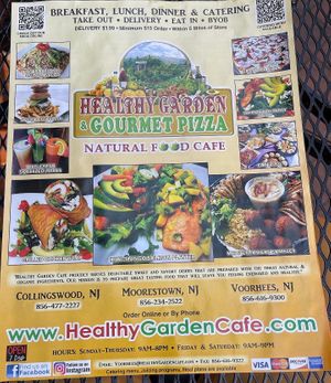   at Healthy Garden and Gourmet Pizza in Collingswood