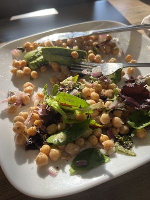 Chickpea lovers salad   at Healthy Garden and Gourmet Pizza in Collingswood